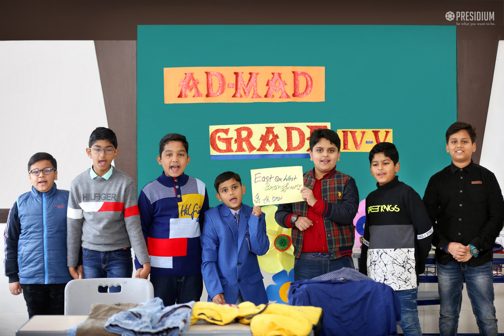 Presidium Rajnagar, STUDENTS DISPLAY EXTRAORDINARY SKILLS AT AD MAD SHOW